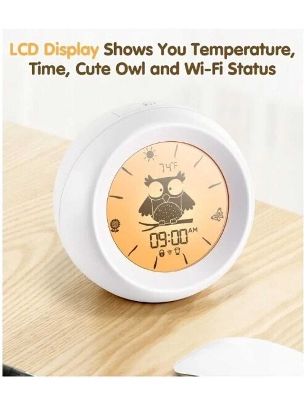 White Noise Machine 16 Soothing Sounds Alarm Clock RGB Night Lights 3-in-1 NEW